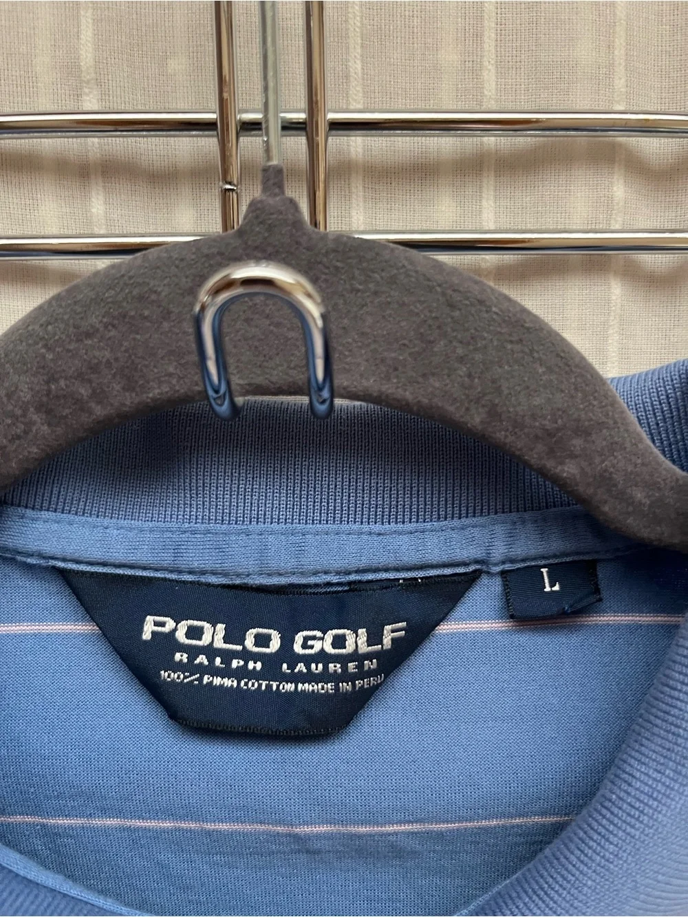 Vintage Polo Golf Ralph Lauren Spanish Bay Pima Polo L